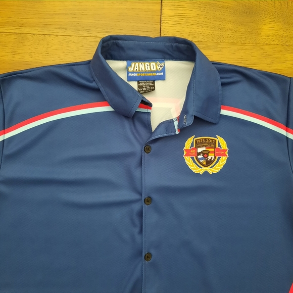 Jango Sportswear Porsche Racing Style Short Sleeve Button Up Shirt - Picture 2 of 10